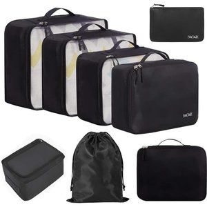 8 Pcs Set Packing Cubes Luggage Packing Organizers for Travel Accessories